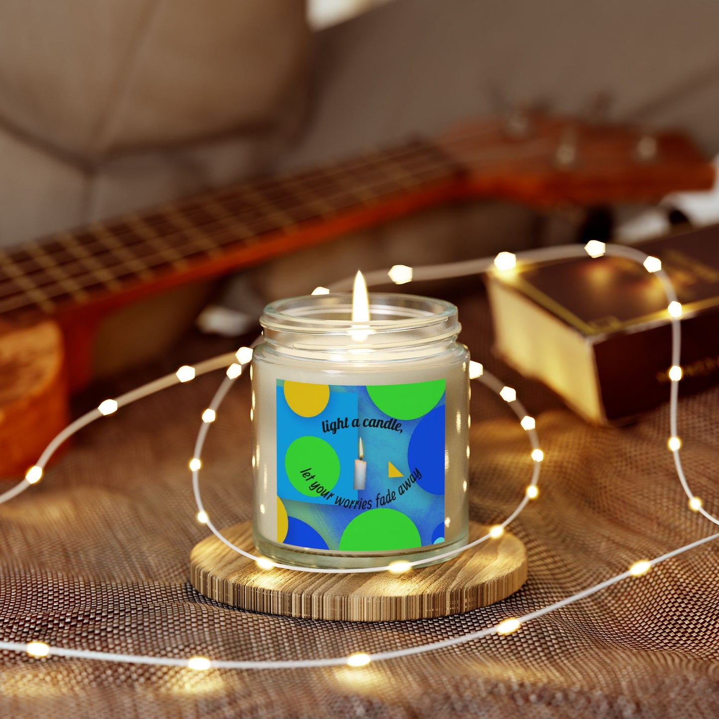 Scented Candles: Light a Candle for Joyful Moments, Coconut Apricot Wax, Aromatherapy Gift, Home Decor, Relaxation
