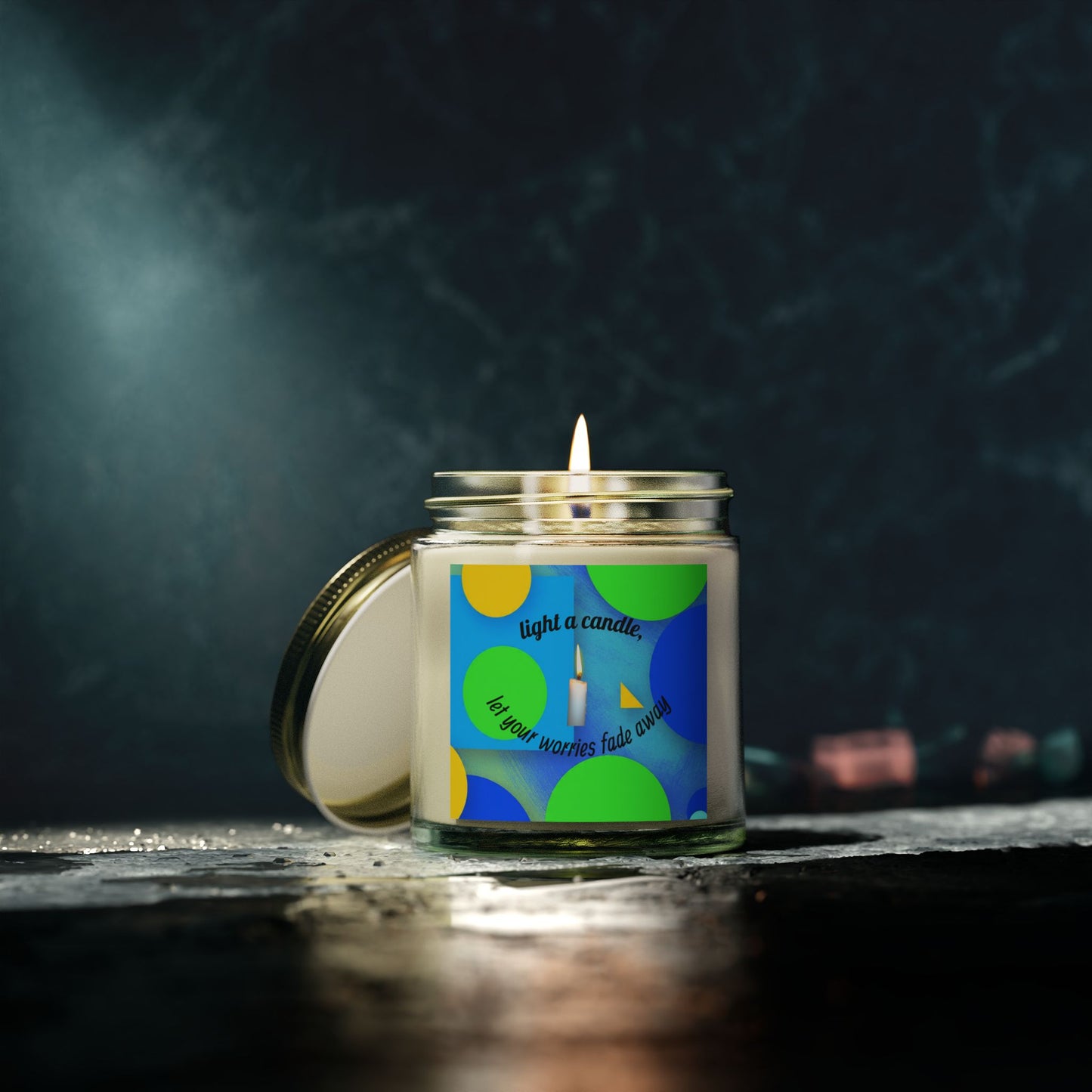 Scented Candles: Light a Candle for Joyful Moments, Coconut Apricot Wax, Aromatherapy Gift, Home Decor, Relaxation