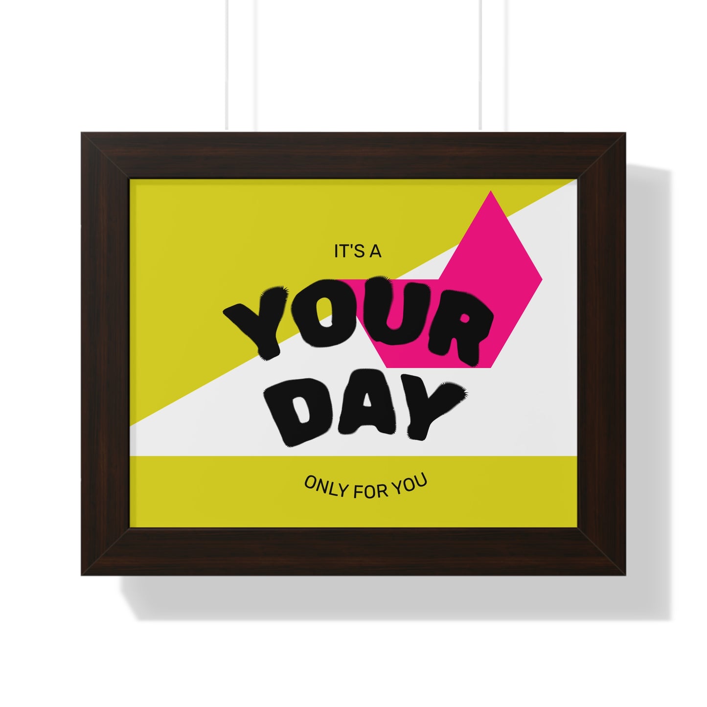 Personalized Framed Poster, Modern Wall Art, Unique Gift for Birthdays, Home Decor, Celebration Decor