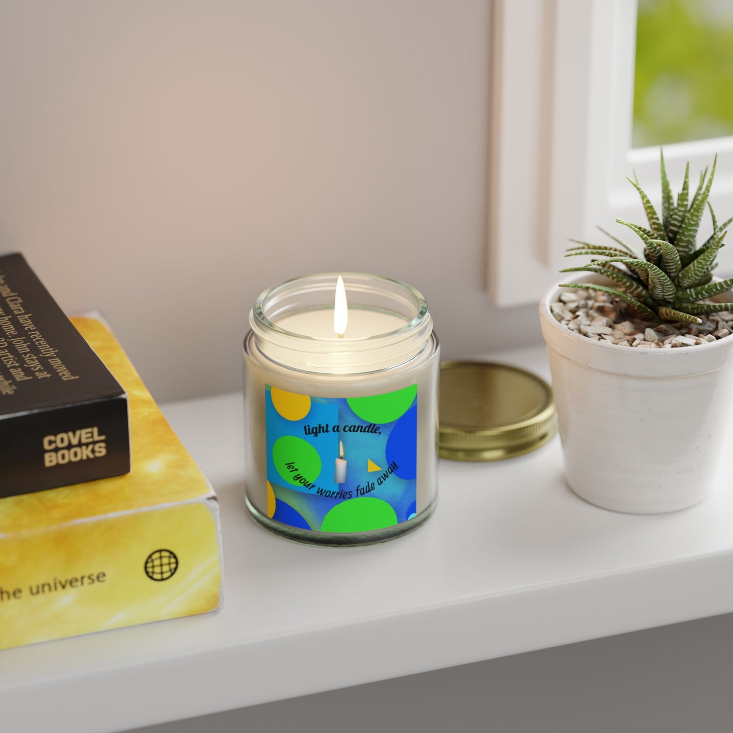 Scented Candles: Light a Candle for Joyful Moments, Coconut Apricot Wax, Aromatherapy Gift, Home Decor, Relaxation